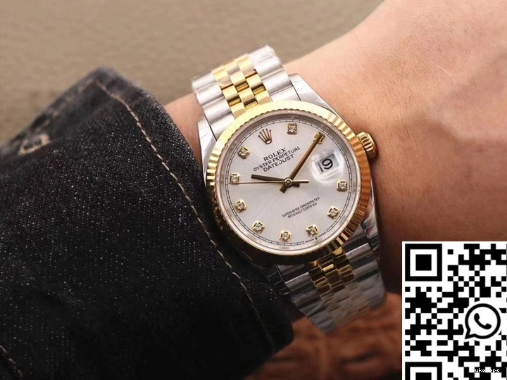 White Factory 126233 Dial Datejust Rolex EW 0402